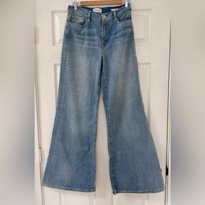 Frame Le Palazzo wide jeans.